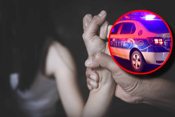 viol mașină poliție