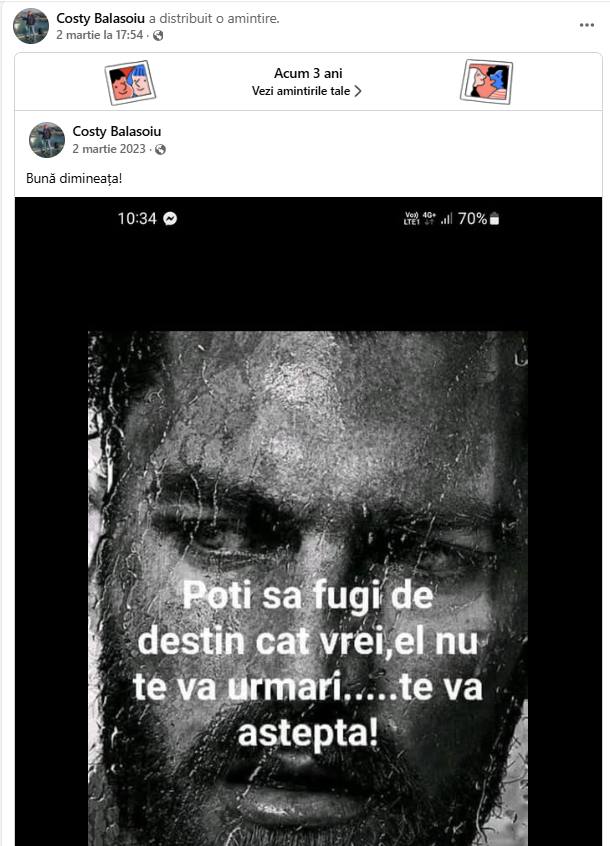 Mesajul postat de Costi Balasoiu - Șoc în comunitatea din Mihăești! Bărbatul găsit împușcat era consilier local PSD