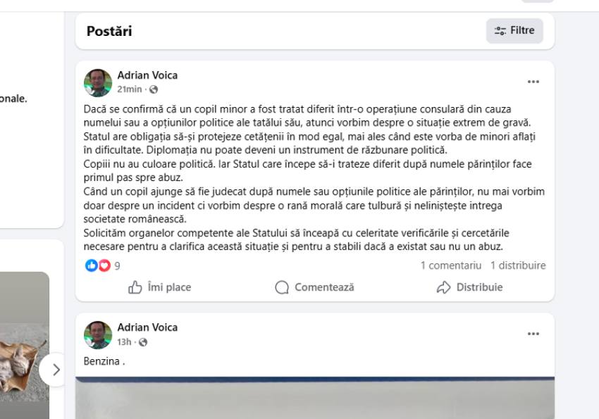Sursă foto:: FB ADrian Voica
