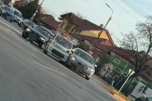 tamponare mașină școală șoferi Pitești