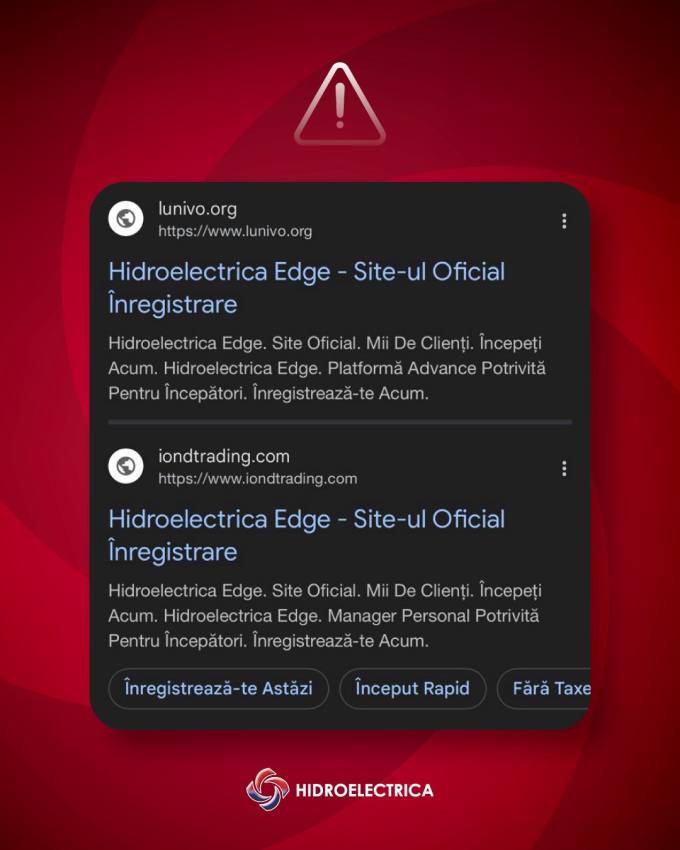 648544071 1561459009318770 8952893501128187875 n - „Hidroelectrica Edge” - platforma care te poate lăsa fără bani în cont