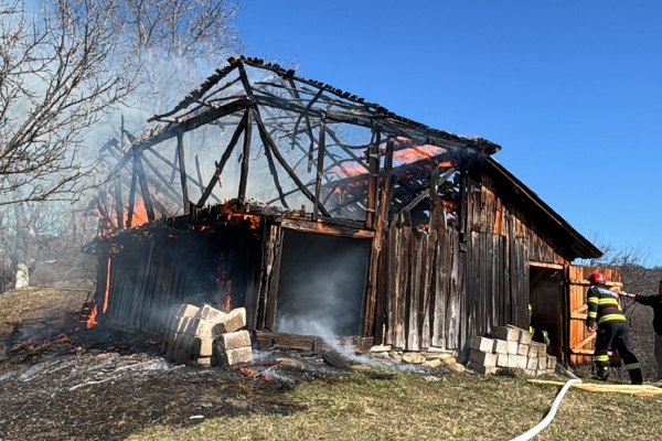 incendiu grajd Poienarii de Muscel