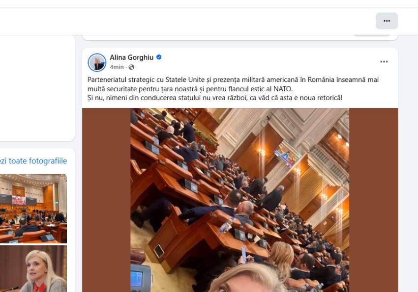 Sursă foto: FB Alina Gorghiu.