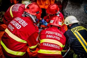 accident Bughea de Sus pompieri SMURD