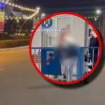 Bărbat surprins în timp ce alerga dezbrăcat