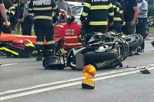 accident motocicleta Pitești