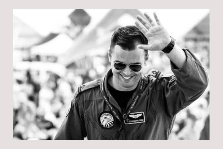 pilot militar mort