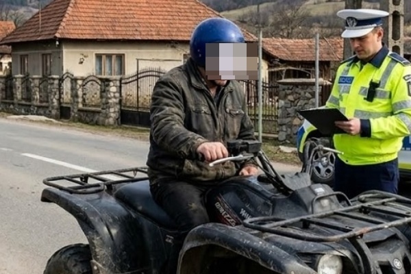atv șofer poliție