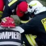 cats - Accident la Cotmeana. A intrat cu mașina într-un cap de pod