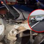(VIDEO) Omorât de autocarul cu copii. Cum s-a produs accidentul de pe Drumul Expres Craiova-Pitești 10 Accident autocar autoturism Drumul Expres Craiova-Pitești