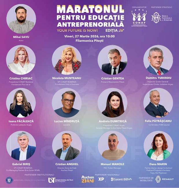 Untitled - Maratonul pentru Educație Antreprenorială din Argeș: tinerii învață să transforme ideile în viitor