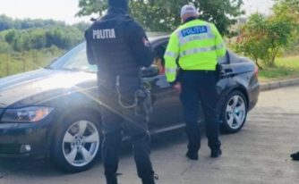 poliție șofer mașină