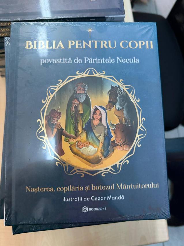 659063117 933047519641251 1572574280385337207 n - 750 de copii din comuna Micești primesc Biblia pentru copii și Monografia Bisericii locale