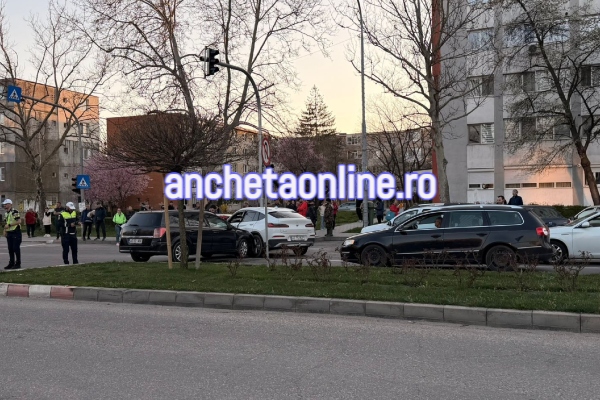 Accident pe Calea Craiovei, Pitești 