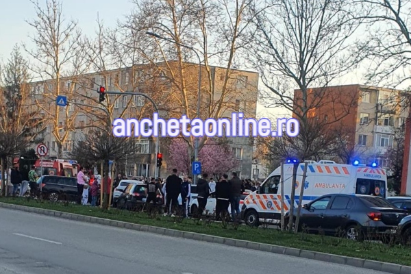 Accident pe Calea Craiovei, Pitești 