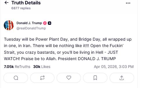 Mesajul lui Donald Trump