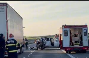 cats - Accident cumplit pe A1. Un bărbat a murit pe loc