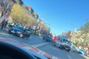 accident ambulanță Mioveni