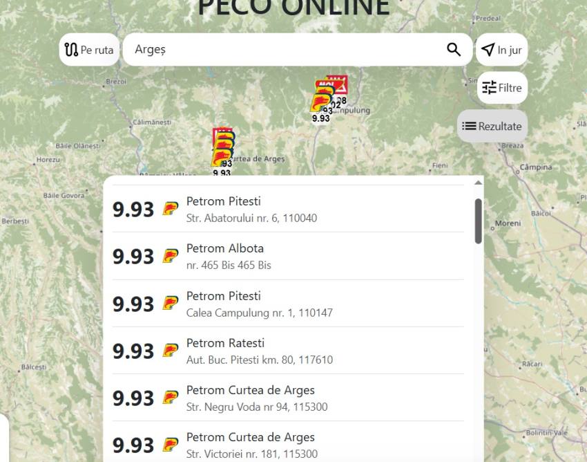 cats 1 - Prețurile carburanților astăzi în Argeș. Vezi unde găsești cel mai mic preț