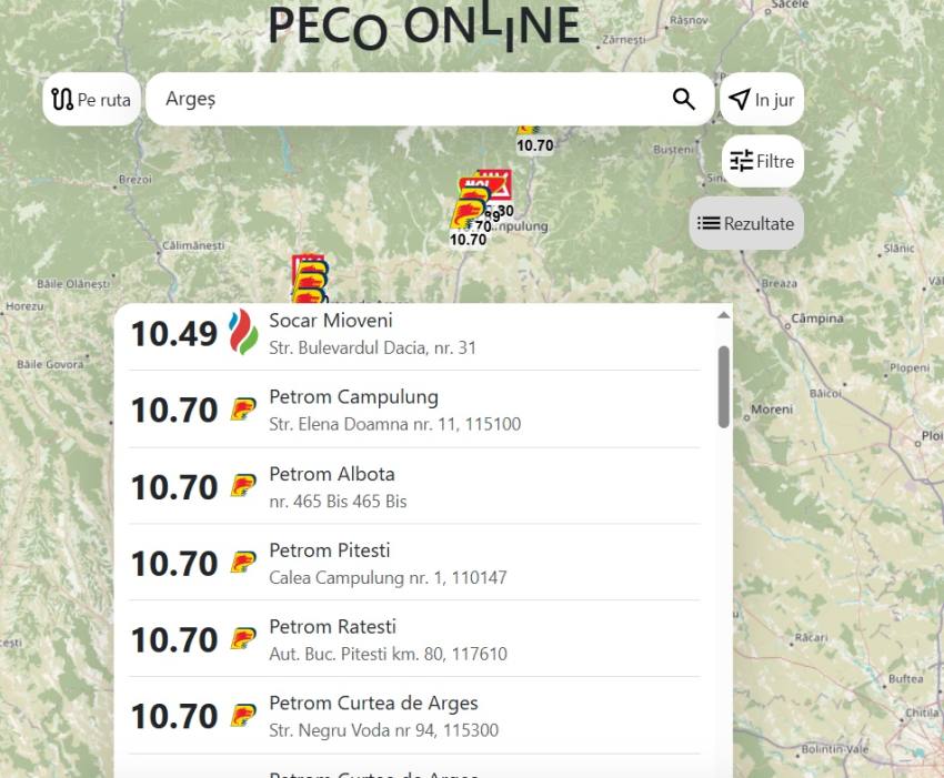 cats 3 - Prețurile carburanților astăzi în Argeș. Vezi unde găsești cel mai mic preț