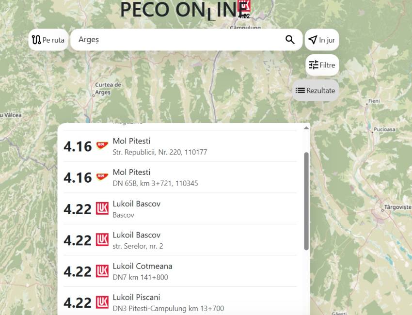 cats 4 - Prețurile carburanților astăzi în Argeș. Vezi unde găsești cel mai mic preț
