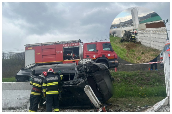 BeFunky collage 60 - Accident în Vinerea Mare la Davidești! Un autoturism s-a răsturnat și a lovit gardul unei ferme