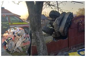 BeFunky collage 61 - Argeș. Accident grav în a doua zi de Paște. A intrat cu ATV-ul într-un gard