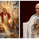 Donald Trump Iisus Papa Leon