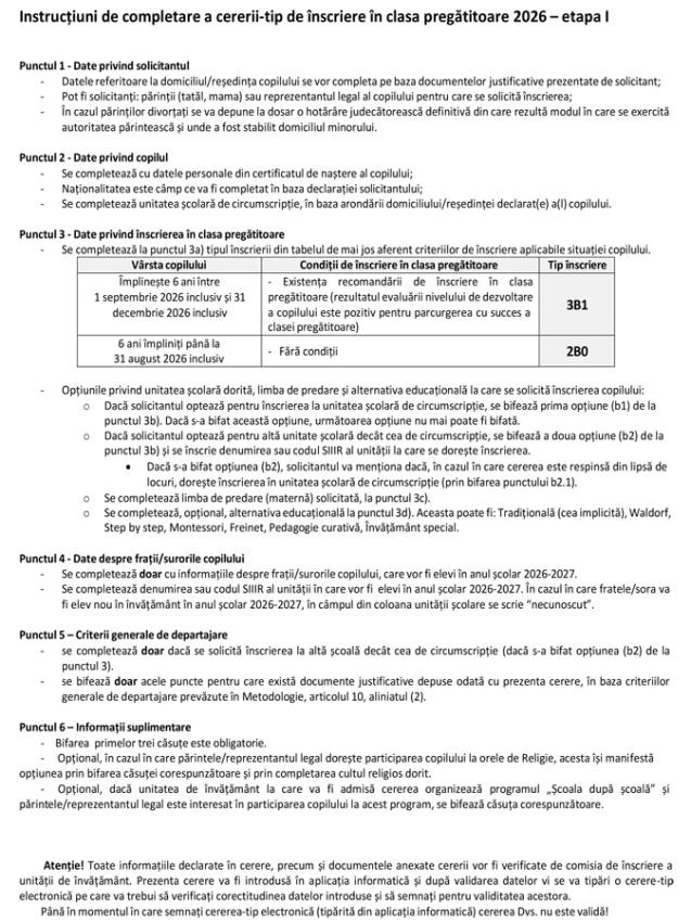 De unde descarci cererea pentru clasa pregătitoare 2026–2027? Ghidul înscrierilor 2 Cerere tip inscriere clasa pregatitoare 2026 Etapa I 2 - De unde descarci cererea pentru clasa pregătitoare 2026–2027? Ghidul înscrierilor