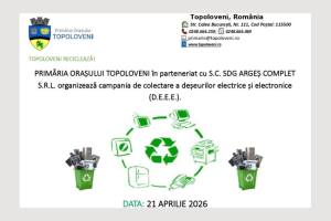 campanie colectare la Topoloveni