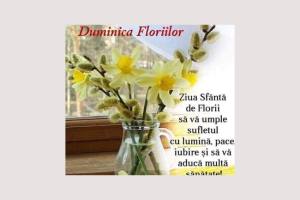 Untitled project 11 - Primăria Topoloveni: „Ziua Sfântă de Florii să vă umple sufletul cu lumină, pace și iubire”