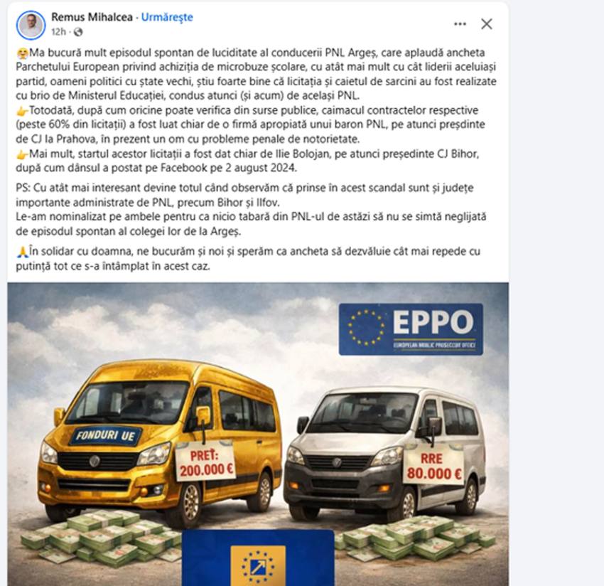 Sursă foto: FB Remus Mihalcea