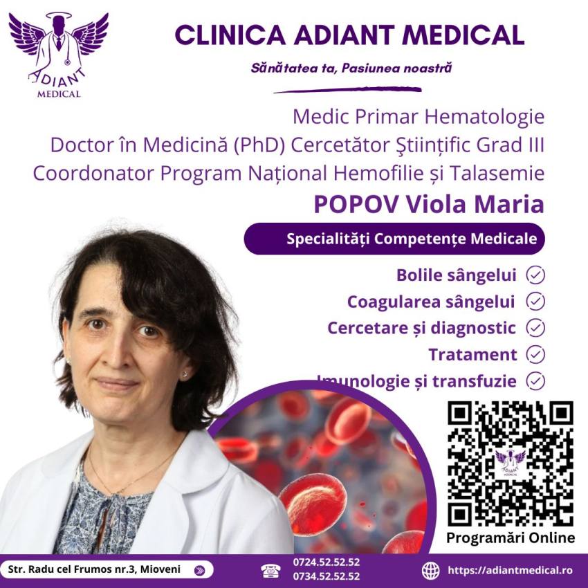 dr. Viola Maria Popov clinica Adiant Medical