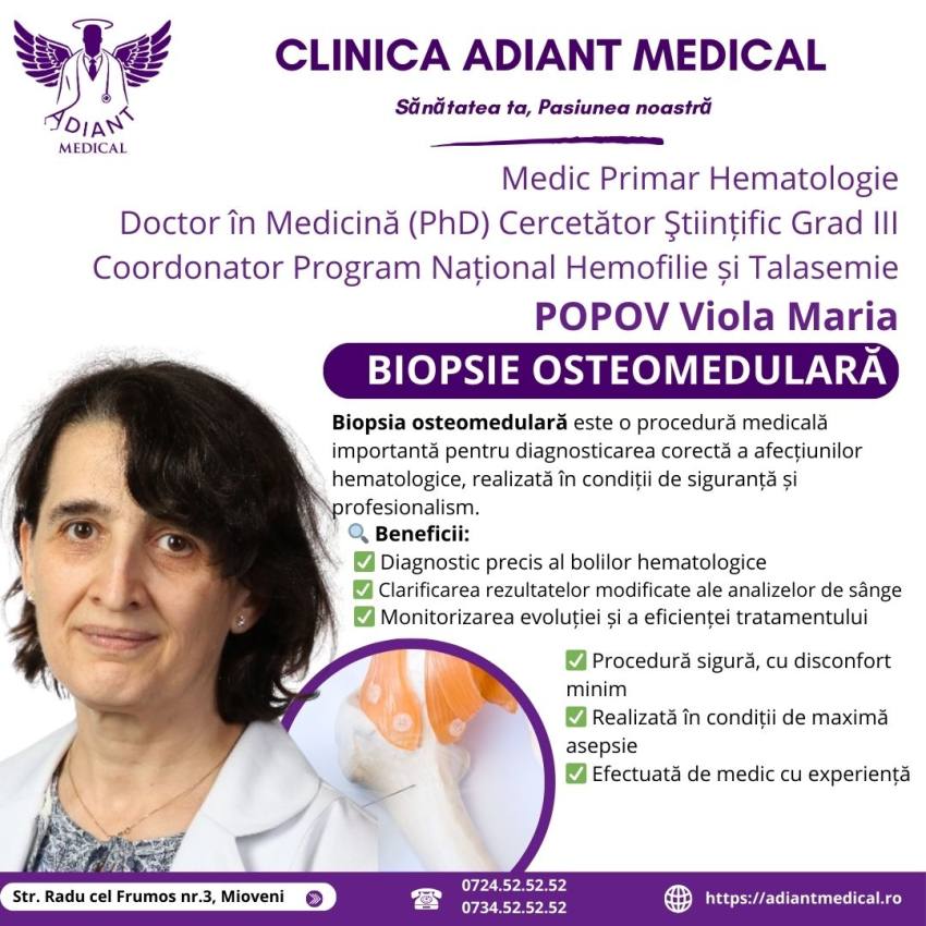 dr. Viola Maria Popov clinica Adiant Medical