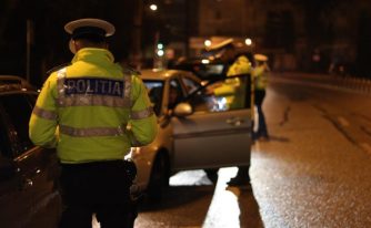 poliție control noapte șofer