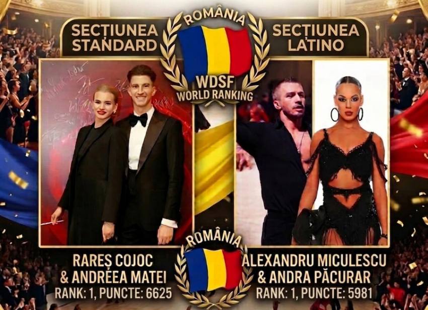 Sursă foto: Federatia Romana de Dans Sportiv