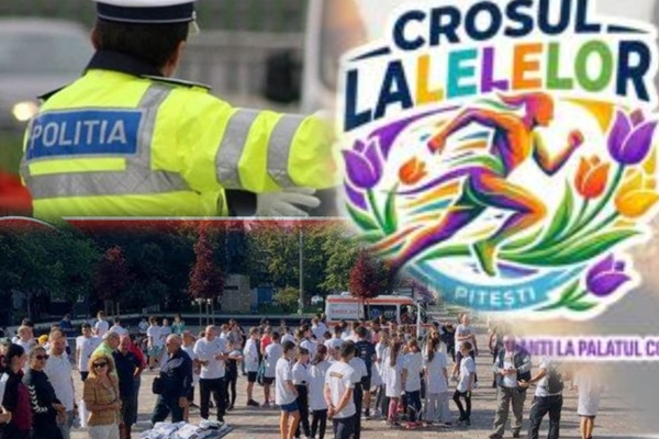 56efed04 d942 4085 905c 0fa245a27145 - Restricții de circulație în Pitești! „Crosul Lalelelor” închide temporar mai multe străzi