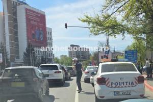 Panică în centrul Piteștiului. Traficul rutier, dat peste cap (2)
