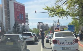 Panică în centrul Piteștiului. Traficul rutier, dat peste cap (2)