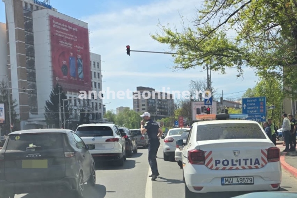 Panică în centrul Piteștiului. Traficul rutier, dat peste cap (2)