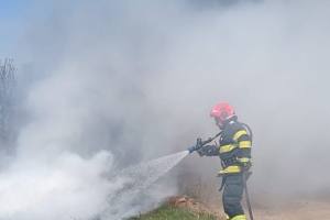 incendiu vegetație argeș