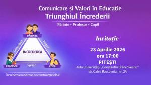 Eveniment increderea nu se cere - TRIUNGHIUL ÎNCREDERII – un proiect educațional care reconstruiește legătura esențială dintre familie și școală