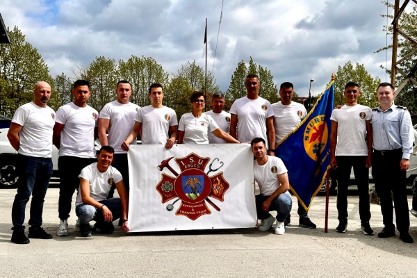Pompierii din Argeș, în luptă la competiția de descarcerare
