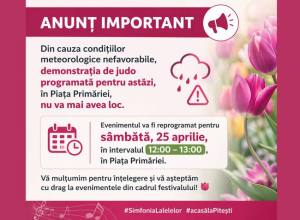 Sursă foto: FB Primăria Municipiului Pitești