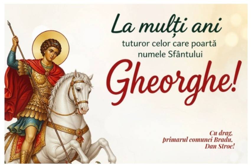 BeFunky collage 6 - Dan Stroe: „La mulți ani tuturor celor care poartă numele Sfântului Gheorghe!”