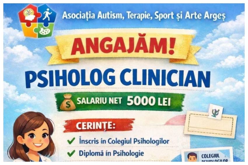 BeFunky collage - Asociația Autism, Terapie, Sport și Arte Argeș angajează Psiholog Clinician!
