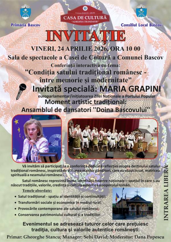 WhatsApp Image 2026 04 23 at 11.32.10 - Maria Grapini va participa vineri la o conferință interactivă la Bascov