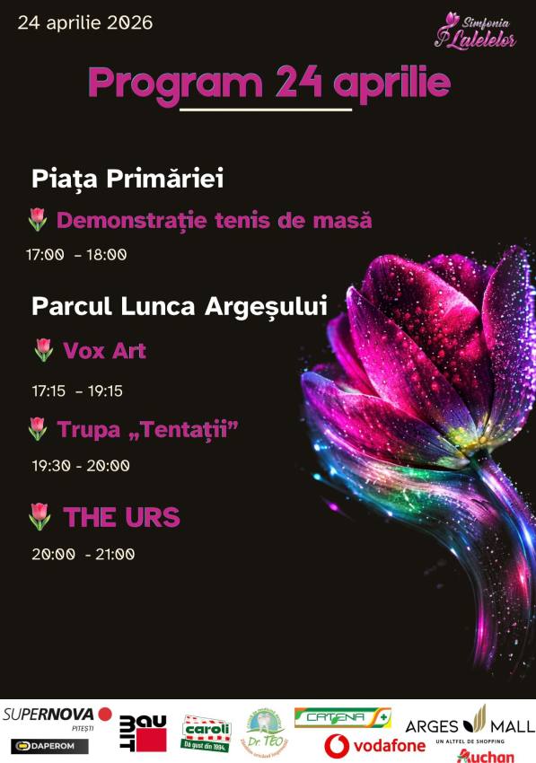 675408194 1407275241426819 5972250613780371772 n - Simfonia Lalelelor continuă! Programul de azi, 24 aprilie