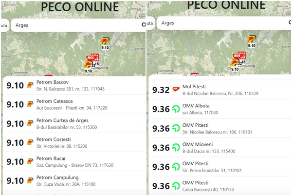 benzina superioara - Cât costă astăzi benzina și motorina în Argeș