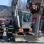 conductă gaze avariată Rucăr